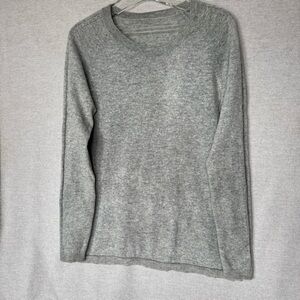 Gray Knit Sweater cashmere M